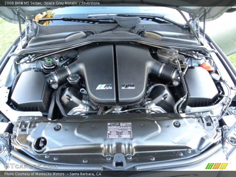 Space Grey Metallic / Silverstone 2008 BMW M5 Sedan