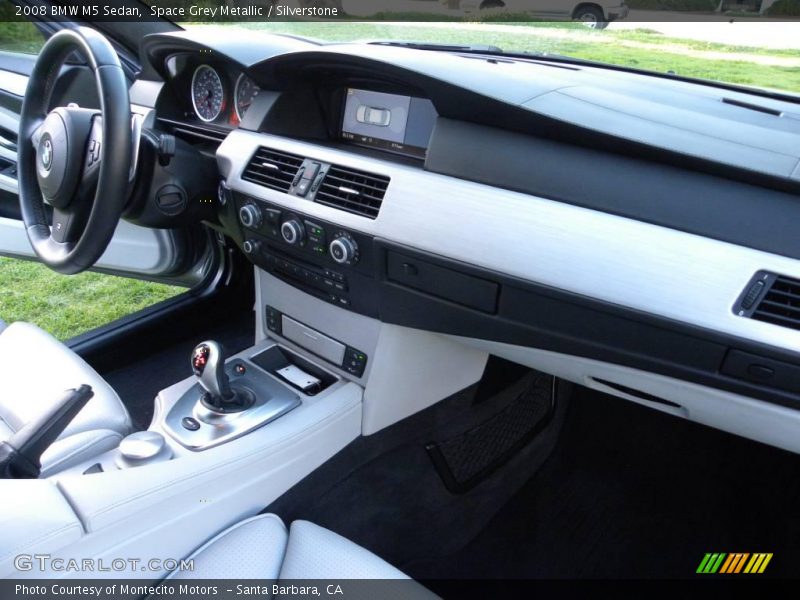 Space Grey Metallic / Silverstone 2008 BMW M5 Sedan
