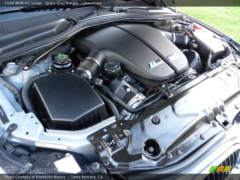Space Grey Metallic / Silverstone 2008 BMW M5 Sedan