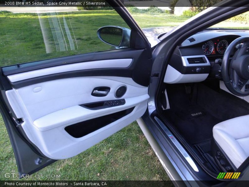 Space Grey Metallic / Silverstone 2008 BMW M5 Sedan