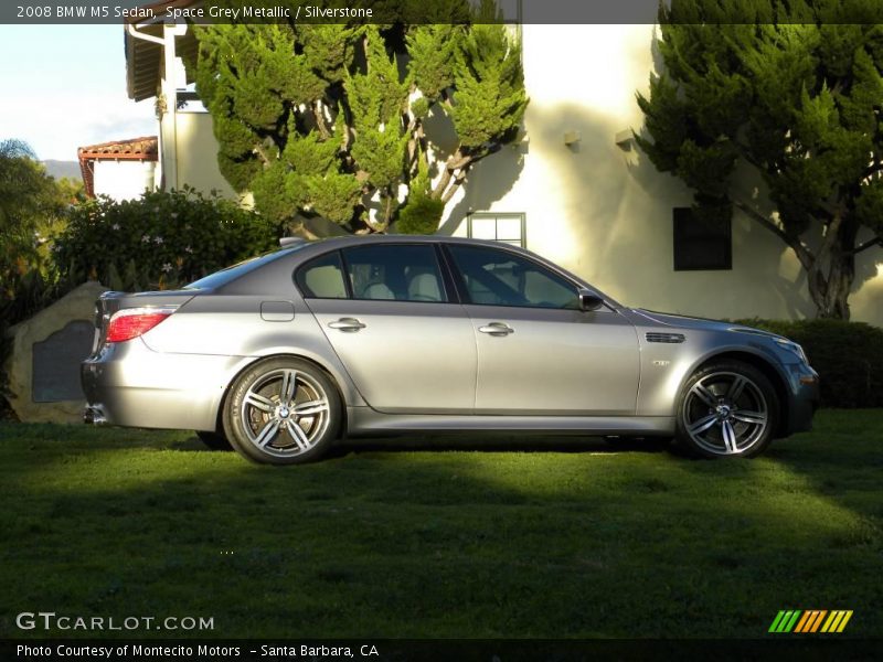 Space Grey Metallic / Silverstone 2008 BMW M5 Sedan