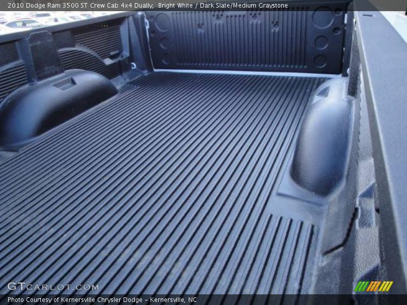 Bright White / Dark Slate/Medium Graystone 2010 Dodge Ram 3500 ST Crew Cab 4x4 Dually