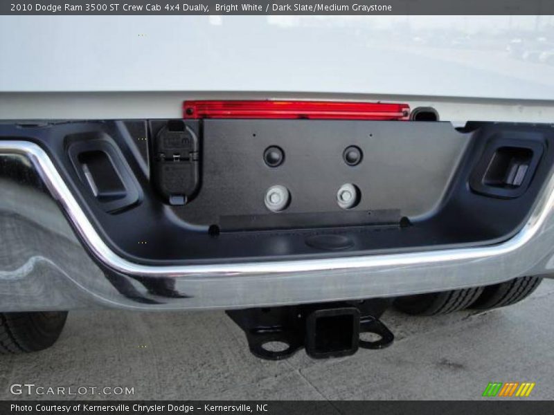 Bright White / Dark Slate/Medium Graystone 2010 Dodge Ram 3500 ST Crew Cab 4x4 Dually