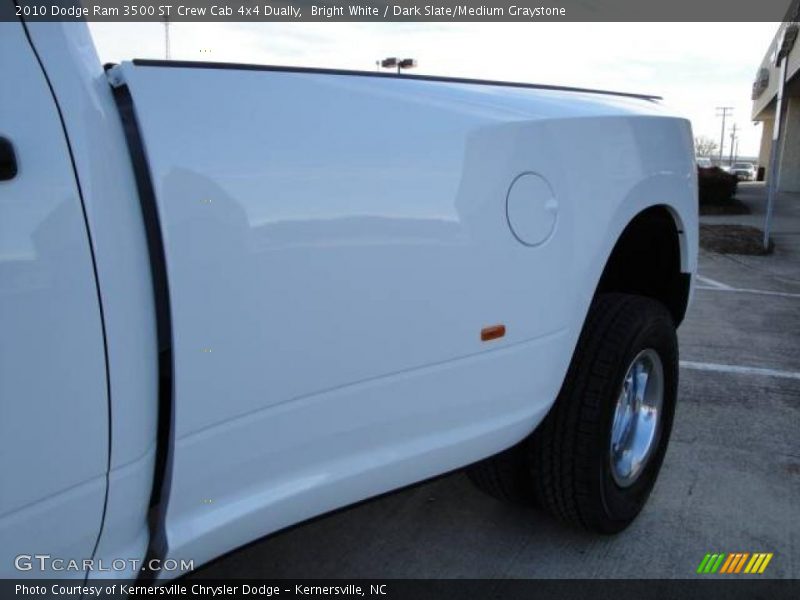 Bright White / Dark Slate/Medium Graystone 2010 Dodge Ram 3500 ST Crew Cab 4x4 Dually