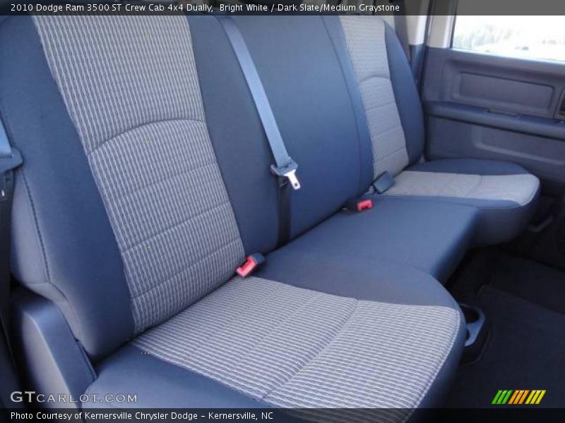 Bright White / Dark Slate/Medium Graystone 2010 Dodge Ram 3500 ST Crew Cab 4x4 Dually