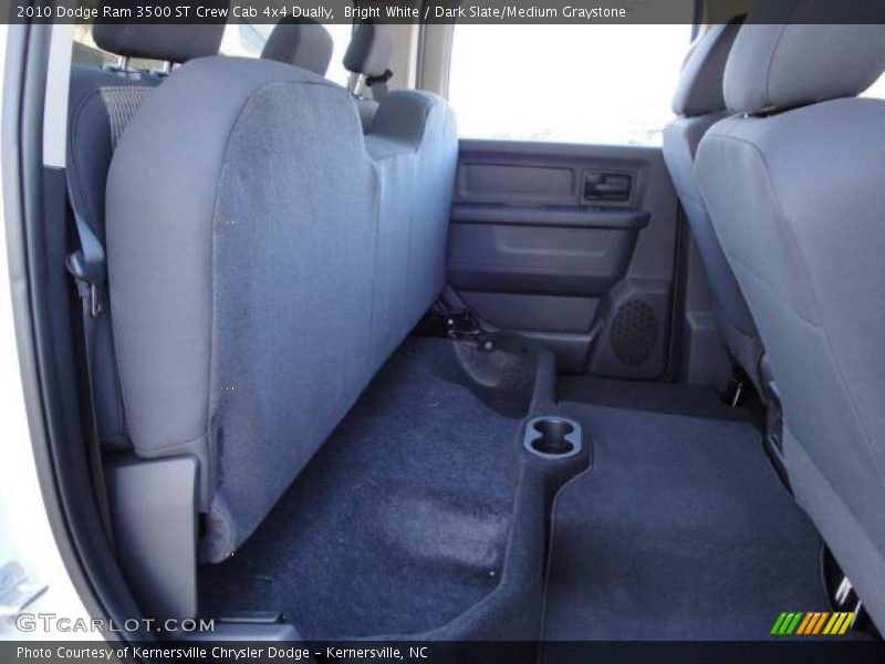 Bright White / Dark Slate/Medium Graystone 2010 Dodge Ram 3500 ST Crew Cab 4x4 Dually