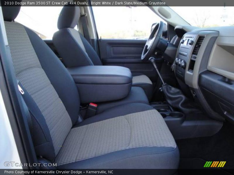 Bright White / Dark Slate/Medium Graystone 2010 Dodge Ram 3500 ST Crew Cab 4x4 Dually