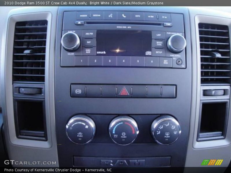 Bright White / Dark Slate/Medium Graystone 2010 Dodge Ram 3500 ST Crew Cab 4x4 Dually