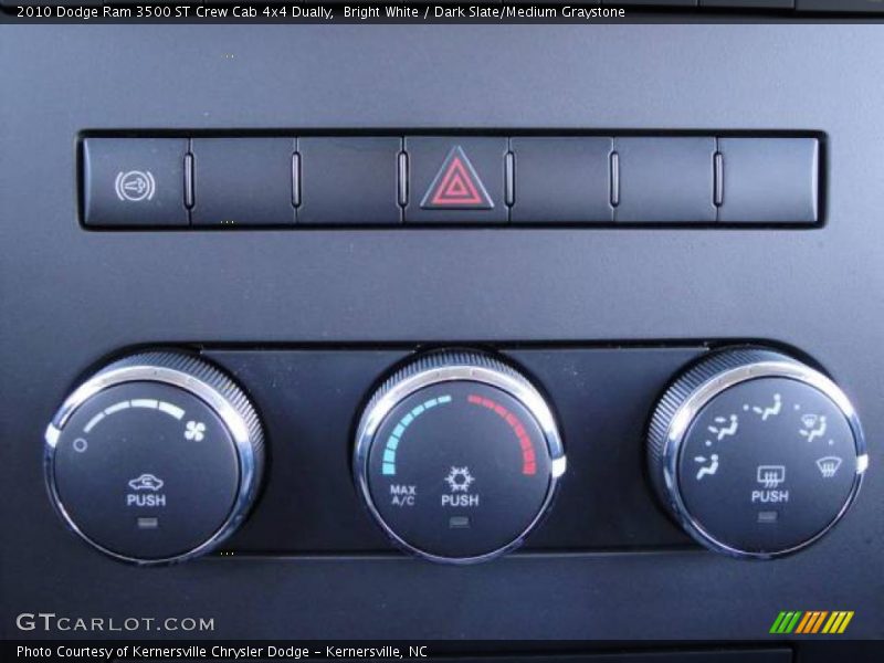 Bright White / Dark Slate/Medium Graystone 2010 Dodge Ram 3500 ST Crew Cab 4x4 Dually