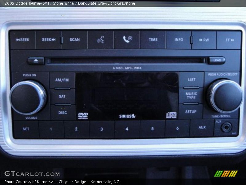 Stone White / Dark Slate Gray/Light Graystone 2009 Dodge Journey SXT