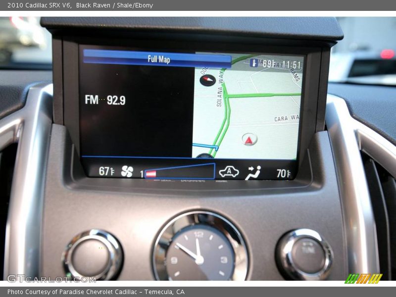 Black Raven / Shale/Ebony 2010 Cadillac SRX V6
