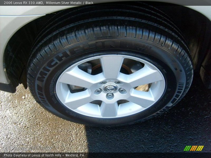 Millenium Silver Metallic / Black 2006 Lexus RX 330 AWD