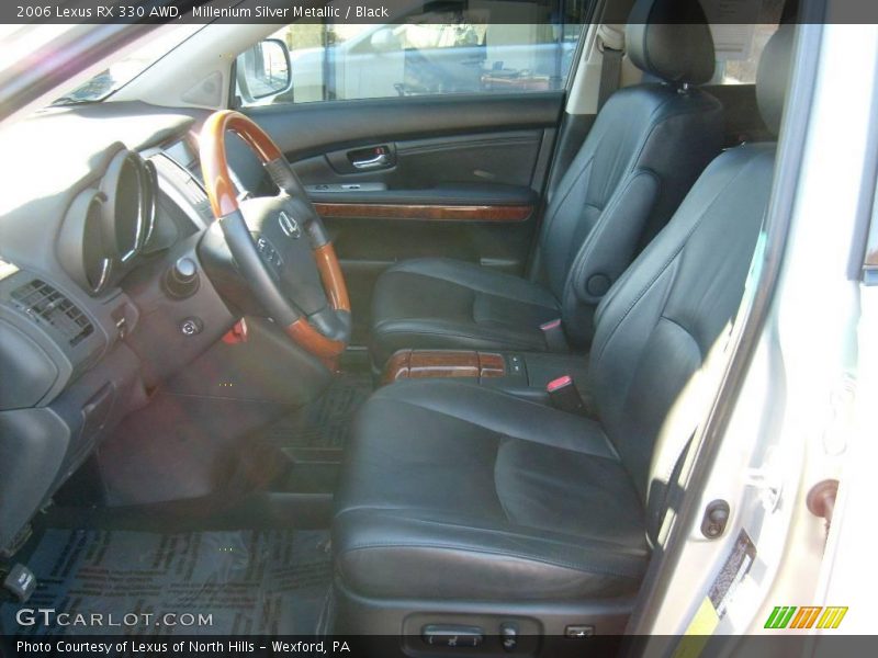 Millenium Silver Metallic / Black 2006 Lexus RX 330 AWD