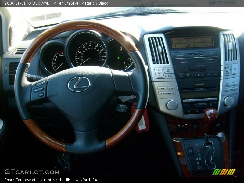 Millenium Silver Metallic / Black 2006 Lexus RX 330 AWD