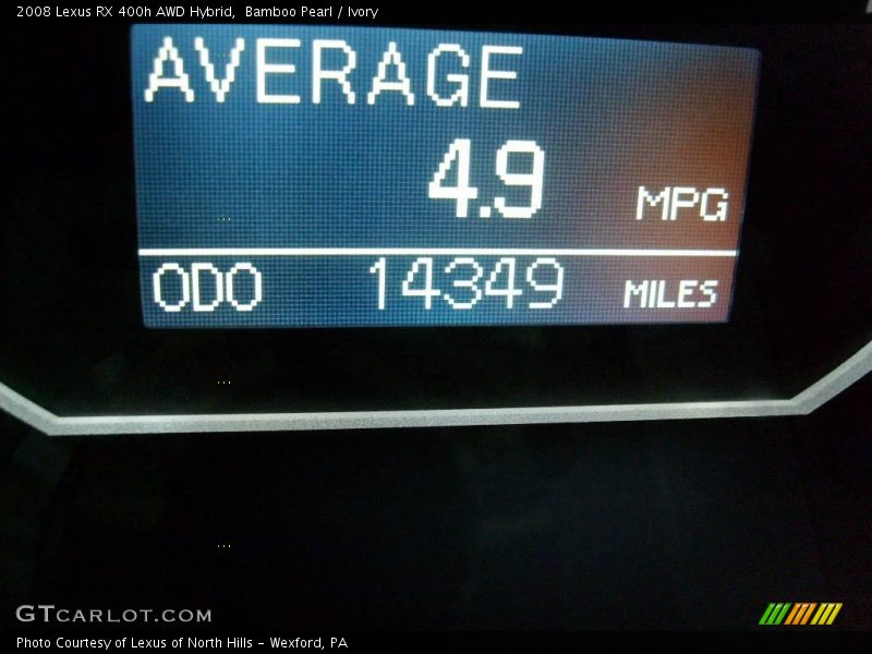 Bamboo Pearl / Ivory 2008 Lexus RX 400h AWD Hybrid