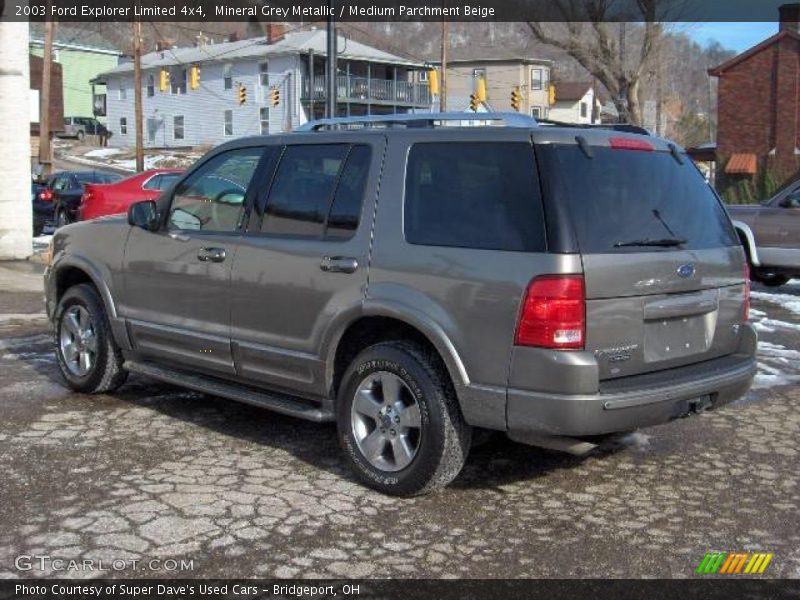 Mineral Grey Metallic / Medium Parchment Beige 2003 Ford Explorer Limited 4x4