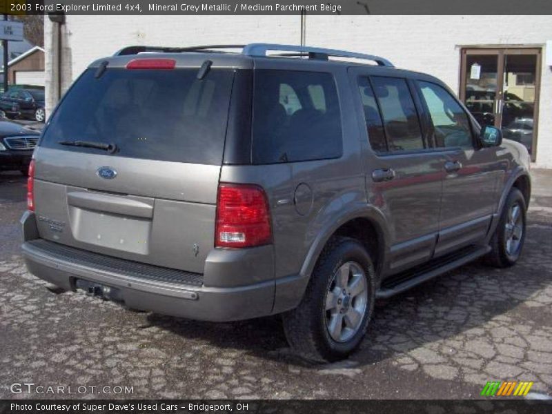 Mineral Grey Metallic / Medium Parchment Beige 2003 Ford Explorer Limited 4x4