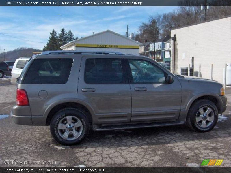 Mineral Grey Metallic / Medium Parchment Beige 2003 Ford Explorer Limited 4x4