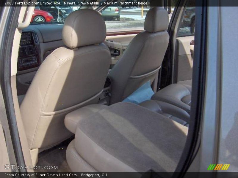 Mineral Grey Metallic / Medium Parchment Beige 2003 Ford Explorer Limited 4x4