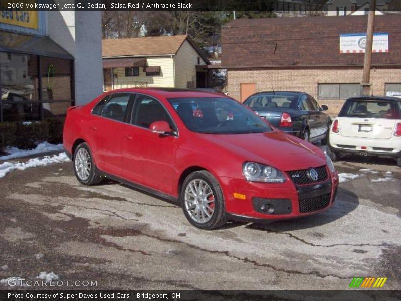 Salsa Red / Anthracite Black 2006 Volkswagen Jetta GLI Sedan