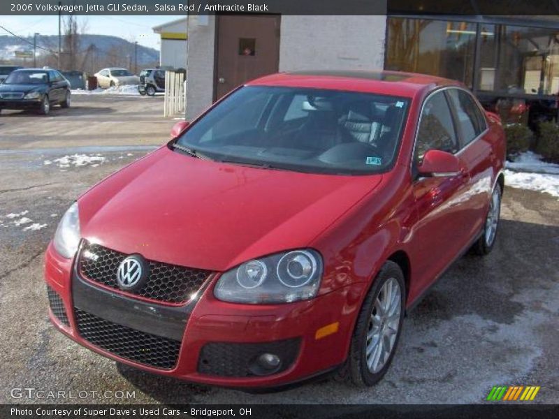 Salsa Red / Anthracite Black 2006 Volkswagen Jetta GLI Sedan