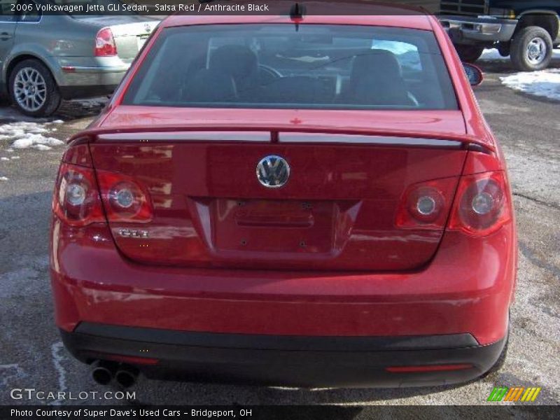 Salsa Red / Anthracite Black 2006 Volkswagen Jetta GLI Sedan