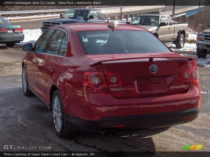 Salsa Red / Anthracite Black 2006 Volkswagen Jetta GLI Sedan