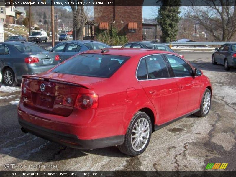 Salsa Red / Anthracite Black 2006 Volkswagen Jetta GLI Sedan