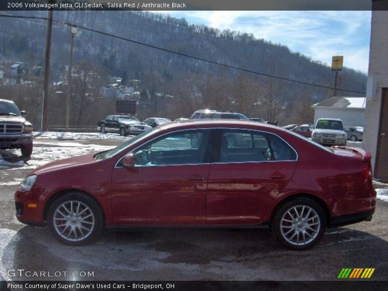 Salsa Red / Anthracite Black 2006 Volkswagen Jetta GLI Sedan