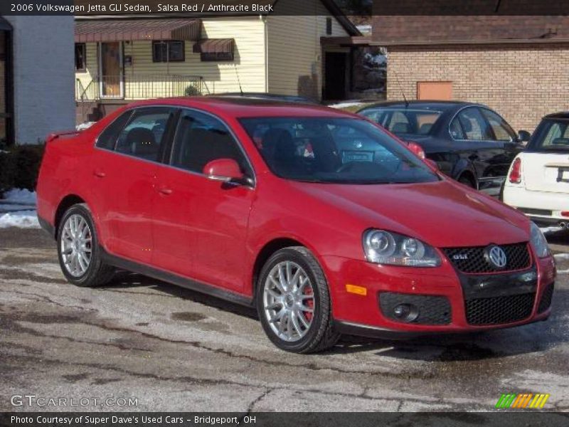 Salsa Red / Anthracite Black 2006 Volkswagen Jetta GLI Sedan