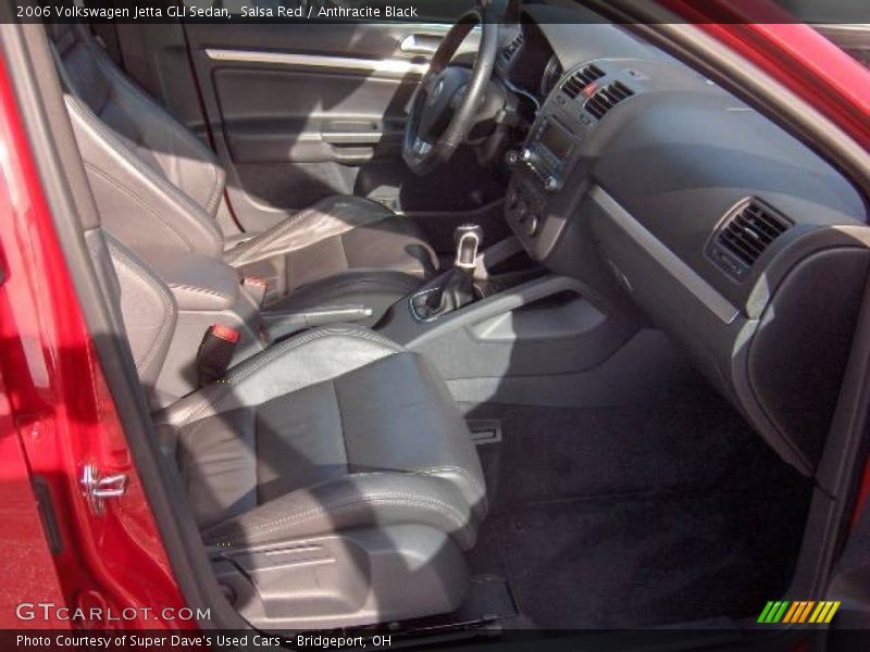 Salsa Red / Anthracite Black 2006 Volkswagen Jetta GLI Sedan