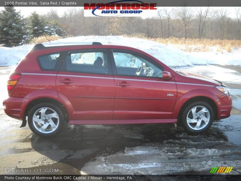 Salsa Red / Graphite 2008 Pontiac Vibe