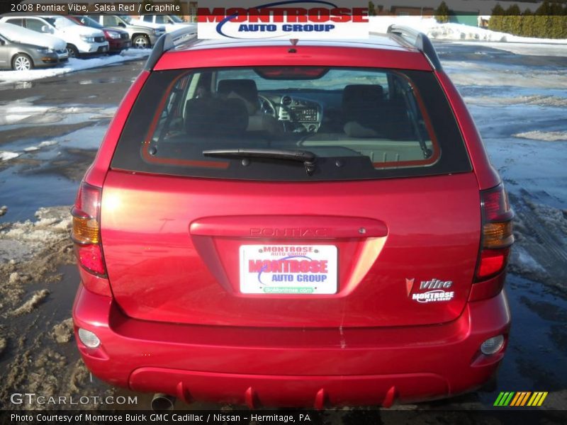 Salsa Red / Graphite 2008 Pontiac Vibe