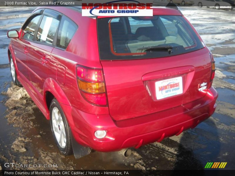 Salsa Red / Graphite 2008 Pontiac Vibe