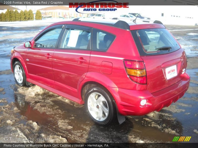 Salsa Red / Graphite 2008 Pontiac Vibe