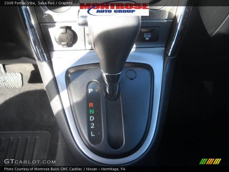 Salsa Red / Graphite 2008 Pontiac Vibe