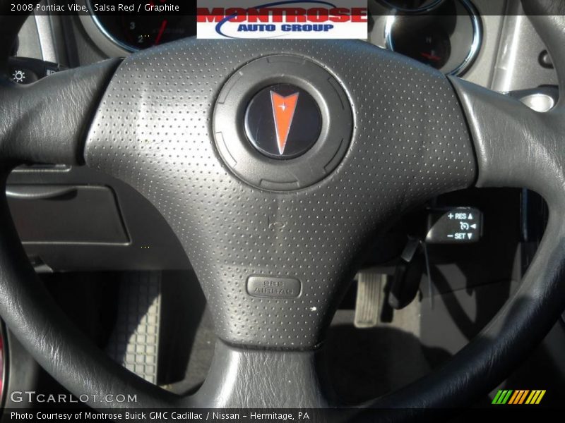 Salsa Red / Graphite 2008 Pontiac Vibe