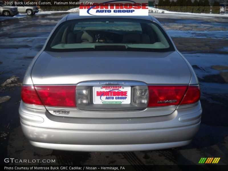 Platinum Metallic / Gray 2005 Buick LeSabre Custom