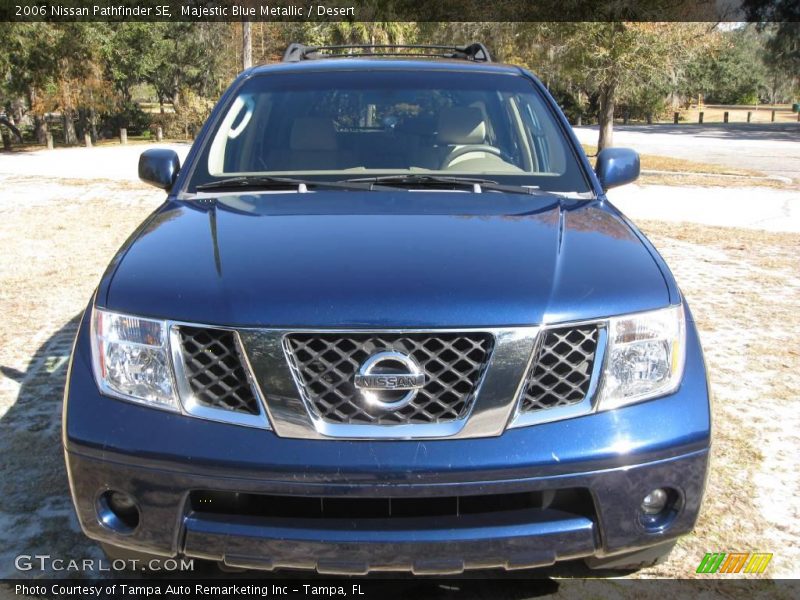 Majestic Blue Metallic / Desert 2006 Nissan Pathfinder SE