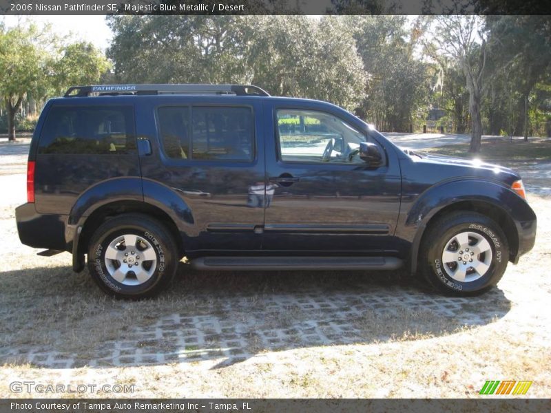 Majestic Blue Metallic / Desert 2006 Nissan Pathfinder SE