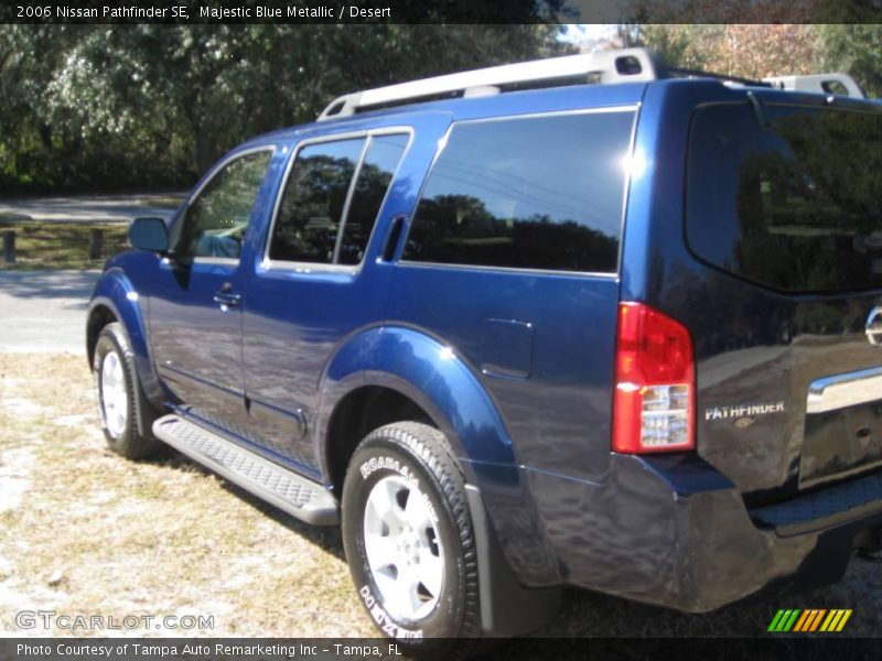 Majestic Blue Metallic / Desert 2006 Nissan Pathfinder SE