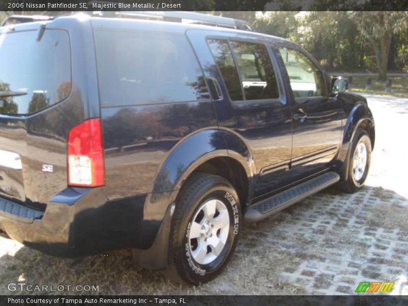 Majestic Blue Metallic / Desert 2006 Nissan Pathfinder SE