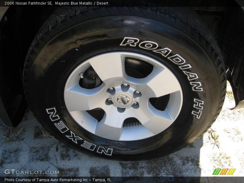 Majestic Blue Metallic / Desert 2006 Nissan Pathfinder SE