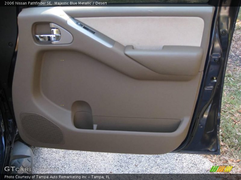 Majestic Blue Metallic / Desert 2006 Nissan Pathfinder SE