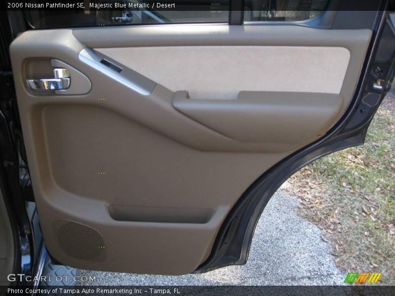 Majestic Blue Metallic / Desert 2006 Nissan Pathfinder SE