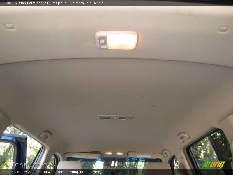 Majestic Blue Metallic / Desert 2006 Nissan Pathfinder SE