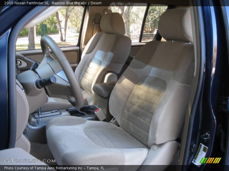 Majestic Blue Metallic / Desert 2006 Nissan Pathfinder SE
