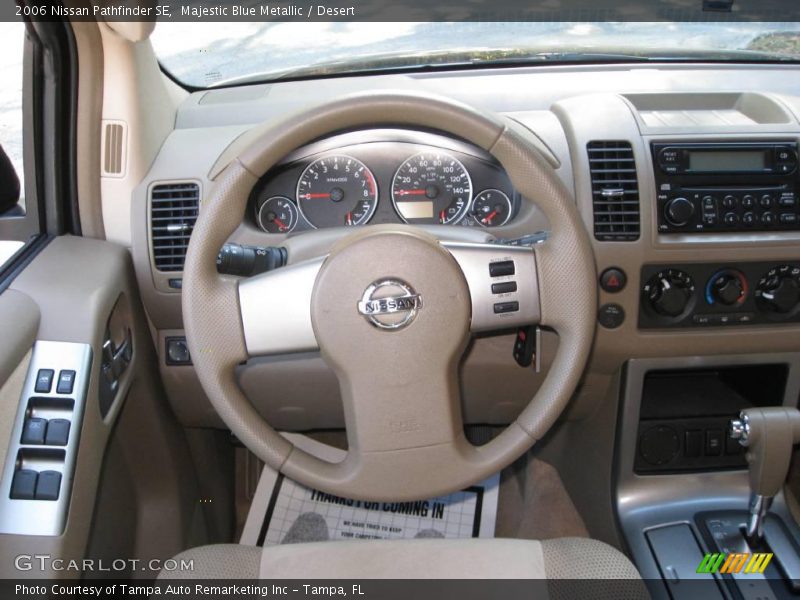 Majestic Blue Metallic / Desert 2006 Nissan Pathfinder SE