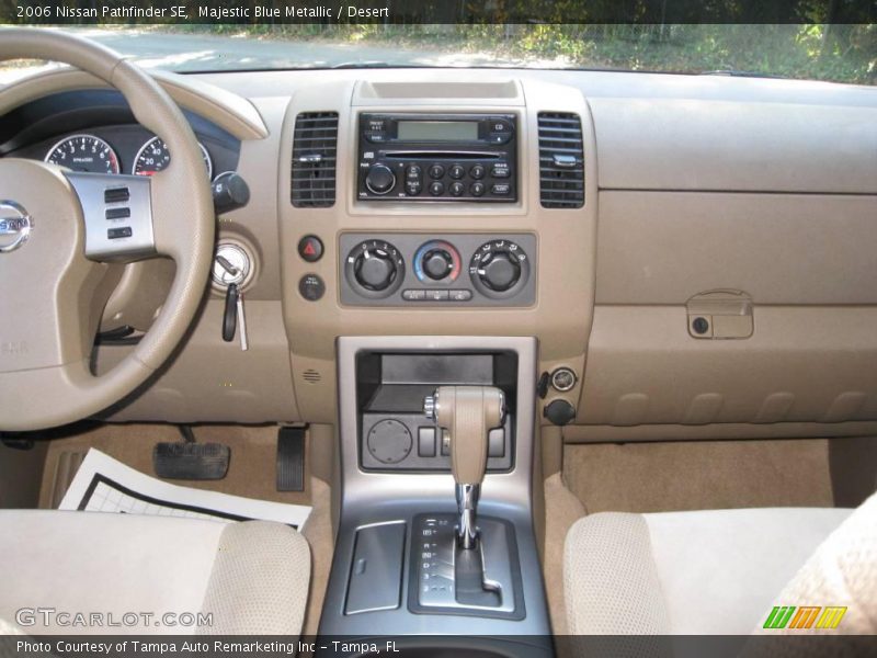 Majestic Blue Metallic / Desert 2006 Nissan Pathfinder SE