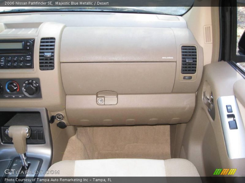 Majestic Blue Metallic / Desert 2006 Nissan Pathfinder SE